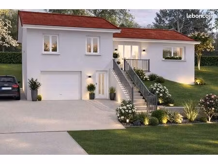 projet de construction d'une maison 122 m² avec terrain à brie-et-angonnes (38)