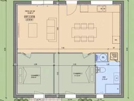 vente maison à villamée (35420) : à vendre / 40m² villamée