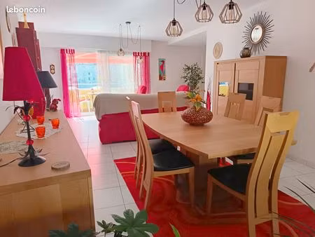 appartement t3 bis 108 m² * balcon * garage & cave