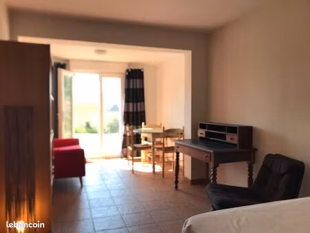 studio meublé 27 m² au calme avec jardin – aix nord (saint-donat)