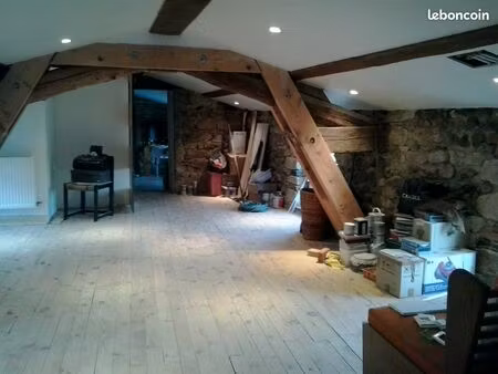 ancien moulin / maison de bourg avec extérieurs