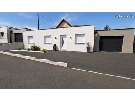 maison neuve plain-pied avec garage et jardin - idéal frontalier