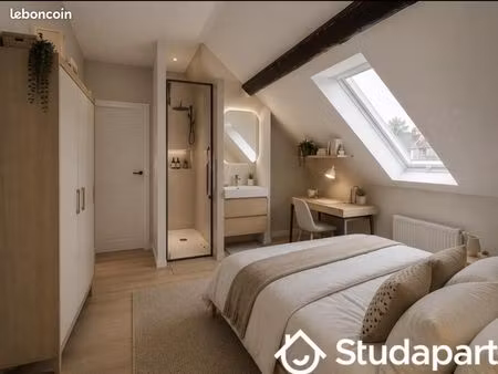 chambre 1 pièce 12 m²