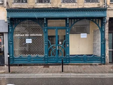 location local commercial 80m² valenciennes 98 rue du quesnoy