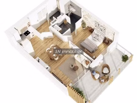 appartement 2 pièces 45 m²