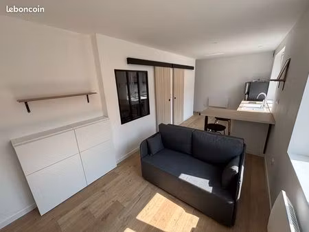 appartement t1 meublé + garage privatif