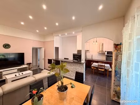 appartement 78m2 - f3 - secteur rechercher sainte marie avec grand garage et cave