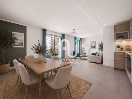 appartement gennevilliers 4 pièces 90.35 m2 + terasse de 28m2 + balcon + cave +parking en 