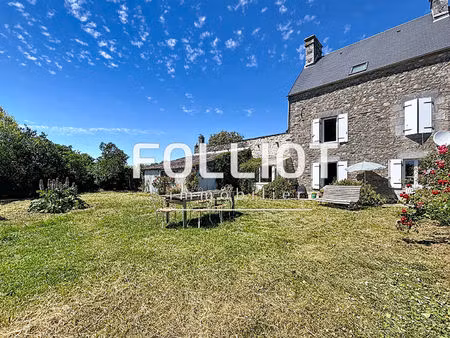 à vendre 50590 regnéville-sur-mer maison en pierre de 123 m² avec 3 chambres vue sur mer !