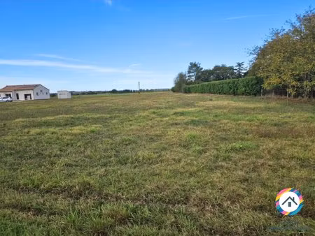 terrain plat et viabilisé  1 100m² entre mazères et saverdun