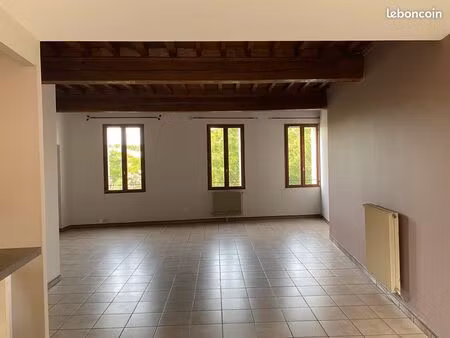 narbonne centre-ville : grand t3 de caractère (110 m²) avec terrasse et vue cathédrale