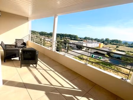 location t2 appartement meublé neuf – terrasse & parking – exposition sud / sud ouest sain