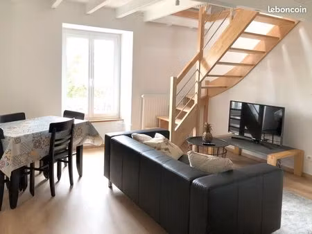 appartement duplex meublé entièrement rénové de 55 m2