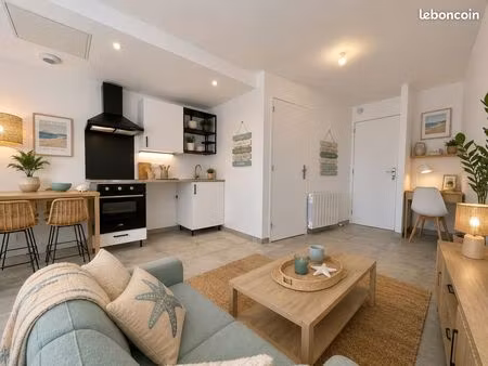 appartement t2 – 100m du littoral – terrasse au sud – larmor-plage