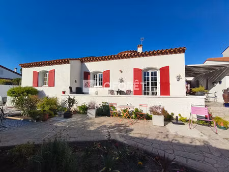 villa rivesaltes 6 pièce(s) 132 m2 sur 616 m² de jardin