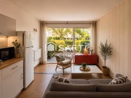 studio 23m2 - résidence sécurisée avec piscine