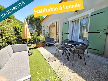 jasse habitable a l'annee  2 chambres  place de parking.