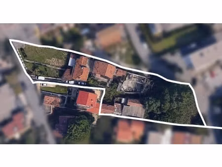 cagnes-sur-mer - propriété de 2 maisons - terrain plat de 2 400 m²