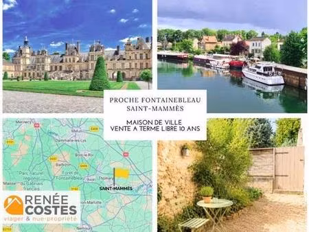 vente à terme libre sur 120 mois - fontainebleau (77300)