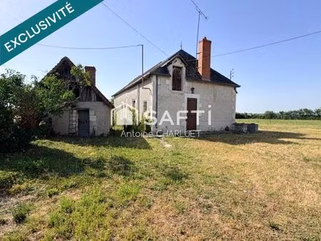 maison à rénover 61m² avec de nombreuses dépendances sur un terrain de 1 hectar et demi
