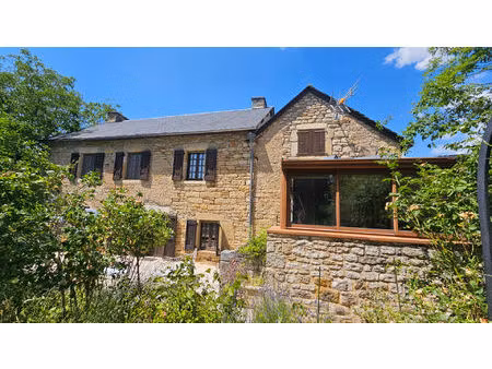 maison en pierres - terrain garage