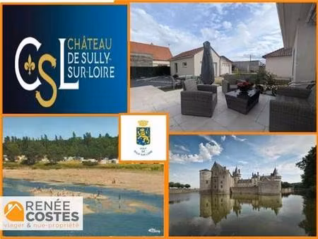 vente en nue propriété - f74-h81 ans - sully sur loire (45600)