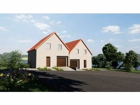 terrain avec maison neuve à vendre