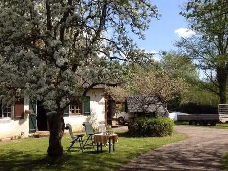 maison en pierres   couverte en chaumes sur 7265 m² de terrain