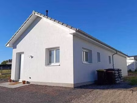 maison neuve de plain-pied – calme absolu – grand terrain