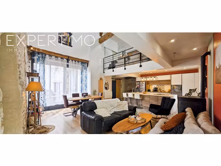 maison de caractère 221 m² – séjour cathédrale de 72 m²  4 chambres et jardin