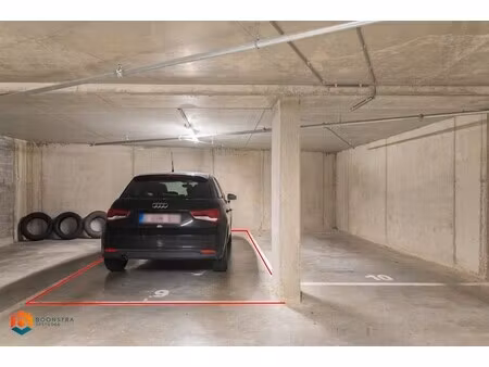 2 ondergrondse parkeerplaatsen in centrum antwerpen