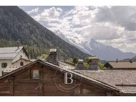 barnes chamonix - argentiere - appartement t4 entierement renove - vue massif du...