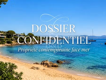 à vendre - villa contemporaine - les issambres - vue mer - piscine - garage - proximité...