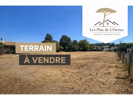 terrain constructible de 925 m² – vensac (33590)