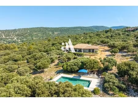 saint saturnin les apt -maison de plain pied vue panoramique