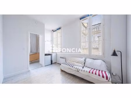 bordeaux: rue du temple / studio à vendre / exclusivité foncia