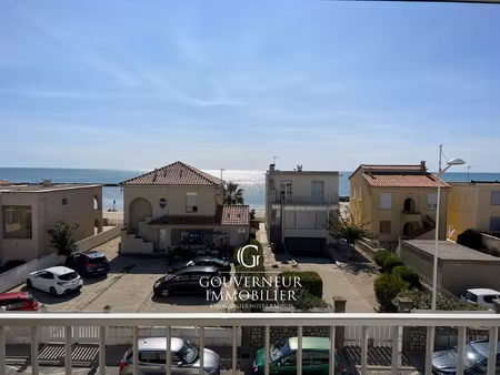 carnon superbe t2 meublé vue mer sept/juin + wifi