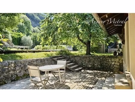maison en pierre avec piscine + terrain à vendre à serrieres en chautagne (73)  50 min de.