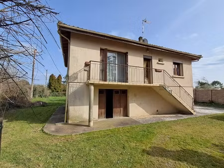 maison avec sous sol en partie aménagé