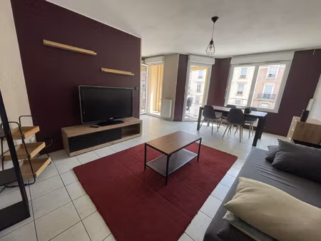 villeurbanne t3 meublé avec balcon et garage 66.06m2