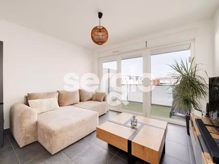 appartement essey les nancy 2 pièces 39 m2 / loue / balcon / parking