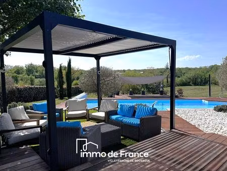 vente viager occupé : dans un bel environnement de campagne maison d'architecte 149 m² ave