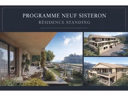 appartement neuf   sisteron 04200 3 pièce(s) 68.38m2 + terrasse de 38m²   lot 104