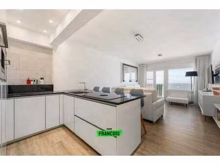 studio rénové avec vue frontale sur la mer à blankenberge