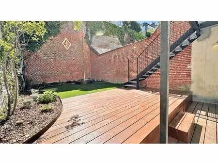 parc de forest / parvis – rare appt neuf 2ch. + jardin.