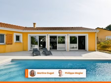 maison récente de plain-pied avec piscine  3 chambres  pièce de vie de 71 m²  10 min de...
