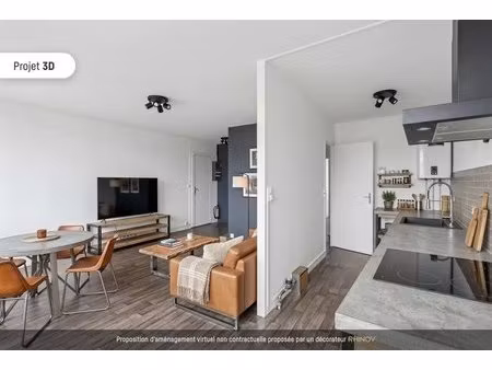 à vendre – 3 pièces de 63 5 m² avec parking et cave – alfortville