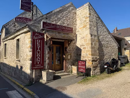 restaurant boissy l'aillerie 8 mn de pontoise terrasse + appartement de 48 m² en duplex
