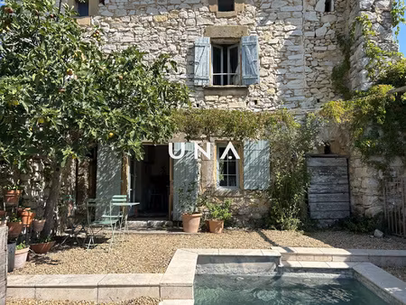 maison de charme en pierre avec bassin