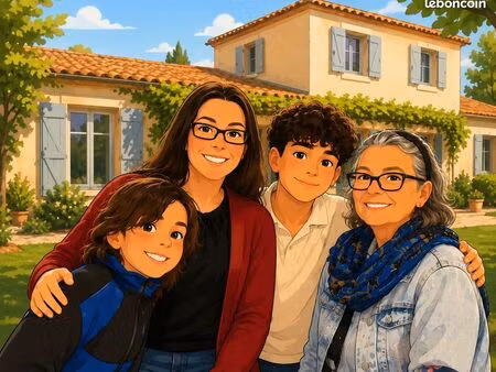 famille recherche maison t5 avec jardin. 13/84/83